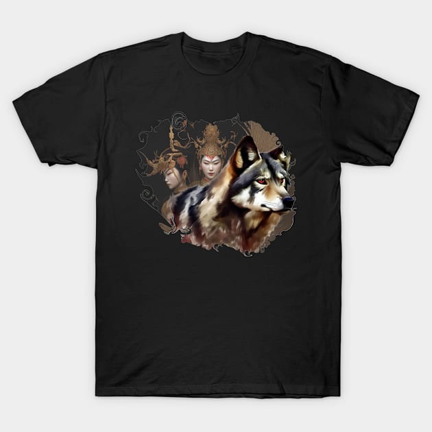 spirit wolf T-Shirt by LOREZ